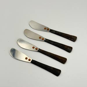 ชุดมีดเนยสแตนเลส 4 ชิ้น ด้ามเหล็กหล่อ คุณภาพเยี่ยม มีดเนย ชีส เค้ก ขายดี - Product Image 4