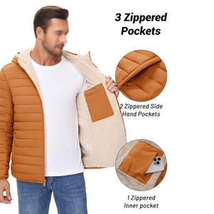 Chaqueta Acolchada para Hombre de Último Diseño, Estilo Casual, de Alta Calidad, con Mangas Largas - Product Image 4