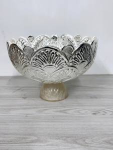 Latest Serving <b>Bowl</b> With Resin Base for Kitchenware Hotel Restaurant Fruit Serving <b>Bowl</b> <b>Silver</b> Finished Round Shape Dinner <b>Bowls</b> - Product Image 6