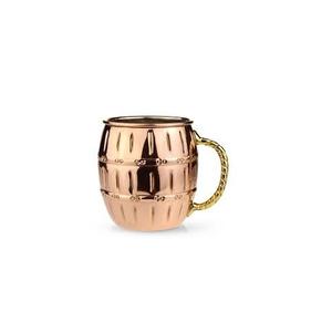Modern Design Hammered Copper <b>Water</b> <b>Bottles</b> <b>with</b> Brass <b>Handle</b> Large Capacity for Moscow Mule and <b>Water</b> Drinking Coaster Included - Product Image 3