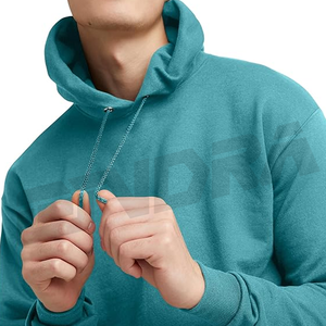 Sweat à capuche en molleton marron pour hommes 2025 Logo personnalisé chaud et doux idéal pour l'hiver tenue décontractée Street Style Retail - Product Image 4