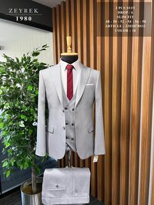 Costume de luxe Elite élégant veste de blazer la plus préférée Dernier design meilleurs costumes élégants pour hommes Fabricant direct - Product Image 5