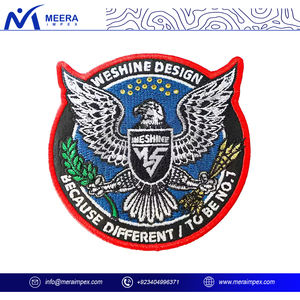 Custom Logo 3D Full Embroidered Patch Colorful Chenille Sew on Patches Iron on Patches for Canvas Fabric Brand Iron Sew Patches - Product Image 2