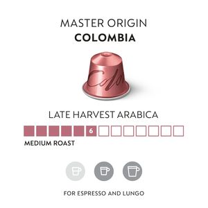 Cápsulas Nespresso Línea Original, Colombia Master Origin, Café de Tueste Medio, 50 Cápsulas - Product Image 5