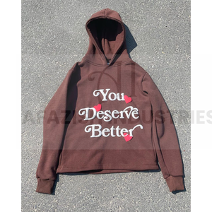 Vente en gros 100% coton grande taille sweat à capuche pour homme logo personnalisé impression bouffante 3D pull brodé sweat-shirt d'hiver - Product Image 6