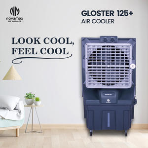 Refroidisseur d'air portable en plastique GLOSTER de très grande capacité 125 L avec oscillation automatique, 3 vitesses de débit d'air élevé et refroidissement extérieur - Product Image 3