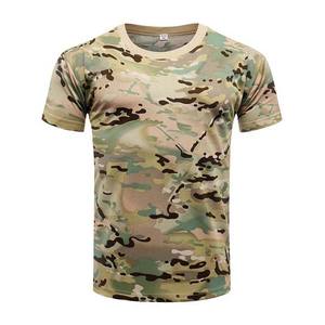 Camouflage T-Shirt Men Breathable Clothes Outdoor Short Sleeve Summer Sports T Shirts <b>Fishing</b> <b>Wear</b> - Product Image 5