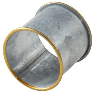 Anneau de serviette en métal galvanisé rustique porte-rouleau de papier de soie/tissu mains créatives bonne qualité anneaux de serviette fantaisie en vente - Product Image 1