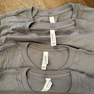 T-shirts en toile tri-mélange Bella - Product Image 2