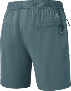 Pantalones cortos transpirables de alta calidad para hombre, pantalones cortos informales para gimnasio, nuevo diseño, pantalones cortos para correr, bolsillos en la cintura elástica - Product Image 2