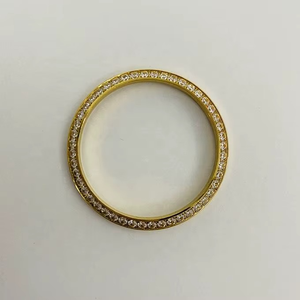 Luxira Jewels - Reloj de Lujo para Hombre, Estilo Hip Hop, Hecho a Mano, con Incrustaciones de Oro, Acero Inoxidable, Estilo Moissanita, Gemas Blancas y Negras, 40 mm - Product Image 1