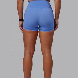Pantalones cortos de motorista de Fitness para mujer profesional con etiquetas personalizadas, tela duradera estirable, pantalones cortos de gimnasio y ropa deportiva OEM - Product Image 2