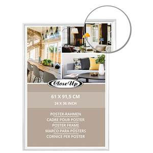 Set of 3 White Plastic <b>Poster</b> Frames 61 X 91.5 cm - Product Image 2