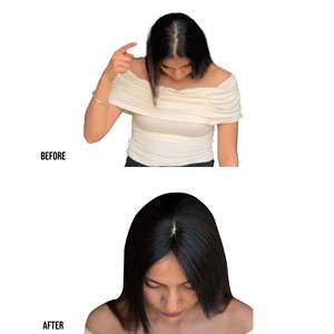 Tiny Topper con flequillo 1.5x1.5 Extensiones de cabello 100% humano - Product Image 2
