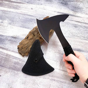 Hacha Táctica de Supervivencia para Campamento, Portátil, Pequeña, de Acero con Alto Contenido de Carbono, con Parte Trasera Plana, con Logotipo Personalizado - Product Image 5