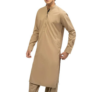 Costume Salwar Kameez en coton pour homme sur mesure, finition croustillante, Kurta Pajama, marque privée, vente en gros, commande en gros, usine au Pakistan, OEM - Product Image 5
