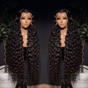 Vente en gros pré-plumé HD Transparent Front Lace Wig 100% cheveux humains vierges, 360 Lace Frontal Wig,13x6 Full Lace Perruques de cheveux humains - Product Image 4