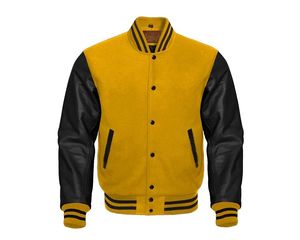 Blouson universitaire d'hiver personnalisé 2026 pour homme, imperméable, respirant, écologique, manches en nylon/coton, décontracté, style lycée - Product Image 4
