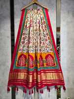 Bon marché en vrac Pure Gajji Silk Dupatta pour vêtements indiens et pakistanais Elegant Sheen avec des détails complexes