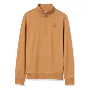 Sweatshirts Chemises quart de fermeture éclair avec logo personnalisé Chemises en coton polaire à la mode Hauts d'hiver Sweatshirts quart de fermeture éclair pour hommes - Product Image 5