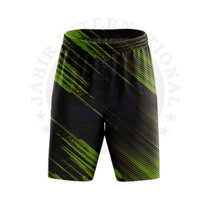 Pantalones cortos informales de secado rápido para hombre de alta calidad 100% poliéster peso ligero patrón sólido diseño de satén caliente precio razonable - Product Image 1