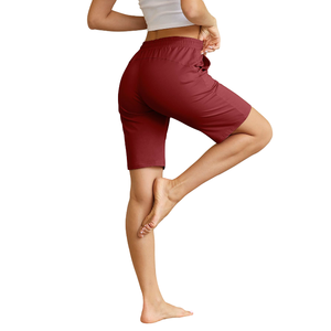 Pantalones cortos de algodón para mujer Cómodo ajuste regular Perfecto para viajes de verano Características Cintura ajustable Ideal para comprar a granel - Product Image 3