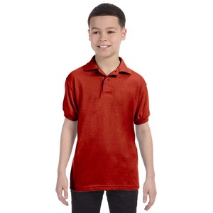 Polo de manga corta personalizado para jóvenes, camiseta negra clara para niños o niñas, talla 7, 100% de algodón, cuello redondo, función de secado rápido - Product Image 4