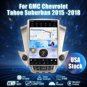 AuCar 14,5 ''pantalla Tesla Android 13 REPRODUCTOR DE <span class=keywords><strong>DVD</strong></span> estéreo para coche Radio de coche navegación GPS para GMC Chevrolet Tahoe Suburban 2015-2018 - Product Image 4