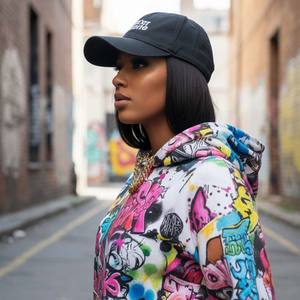 Conjunto Deportivo Personalizado Estilo Y2K para Mujer, Sudadera con Capucha de Terciopelo Sólido por Encima de la Rodilla, Pantalones Deportivos, Estilo Vintage de los 90, Sudadera de Algodón Ajustada - Product Image 6