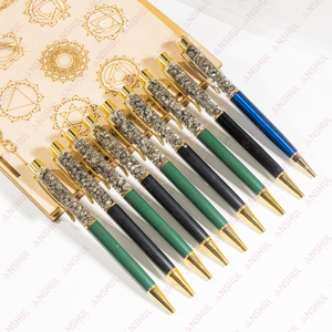 Bolígrafos de Cristal de Pirita de Grado AAA de Primera Calidad a Precio de Mayoreo, Bolígrafos de Aura de Color Azul, Fabricante Indio, Marca Anshul Impex - Product Image 3