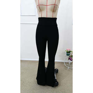 Jane's Women's High Waist Scuba <b>Leggings</b> with Side Mesh Panel Detail, <b>Flare</b> Bootcut Yoga Pants for Casual Daily Wear - Product Image 6