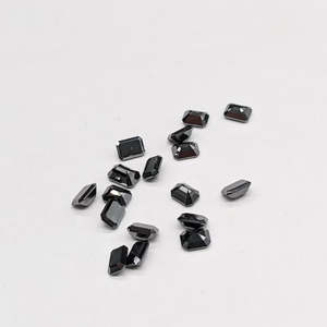 Diamant noir solitaire, taille pyramide, diamant naturel, excellente qualité de taille, forme ovale carrée, clarté VVS1, certifié IGI - Product Image 2