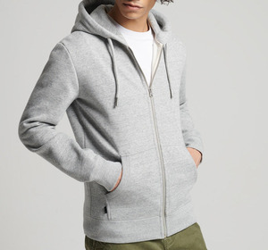 Sweats à capuche d'hiver pour hommes 100% coton polaire à fermeture éclair services ODM personnalisés séchage rapide bas quantité minimale de commande - Product Image 6