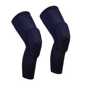 Rodillera elástica profesional de alta calidad para gimnasio MMA rodilleras de poliéster de algodón suave para adultos - Product Image 2