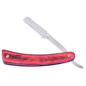 Navaja de afeitar profesional para hombre con mango de madera para depilación de bikini y cuerpo - Product Image 1