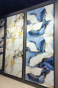 กระเบื้องหินเกรดสูงหรูหราขนาด600x600และ600x1200ขนาดการออกแบบที่ทันสมัยสำหรับการตกแต่งกระเบื้องพื้นล็อบบี้ของ KTV - Product Image 4