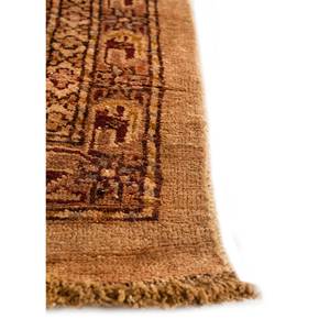 พรมขนสัตว์ถักมือสไตล์เปอร์เซียสีเบจและสีน้ำตาล ขนาดใหญ่ สำหรับตกแต่งห้องนั่งเล่นวัยรุ่น รุ่น Paem-1457 ลายทางเดิน - Product Image 4