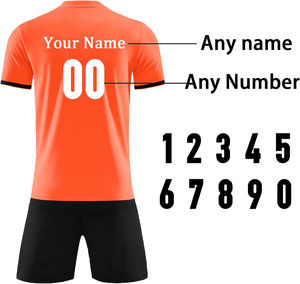 เสื้อฟุตบอลคุณภาพสูงขายส่งจากโรงงาน ชุดเสื้อฟุตบอลสั่งทำพิเศษ ชุดฝึกซ้อมทีมชายหญิง แขนสั้น พิมพ์ลาย ชุดยูนิฟอร์มฟุตบอล - Product Image 3
