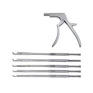 Juego de pinzas giratorias Interlaminar Kerrison, fuente de alimentación Manual, instrumentos ortopédicos, herramientas quirúrgicas esenciales para cirugía de columna - Product Image 5