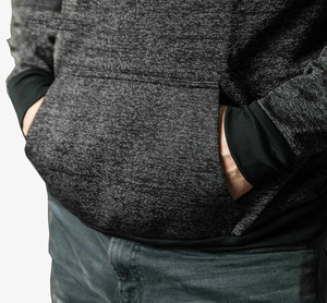 Chaqueta con Capucha Resistente a Cortes, de Tela Oxford Gris Invernal, Impresa, de Alta Densidad, Protección Anticorte - Product Image 4