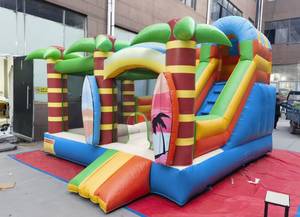 Grande structure gonflable pour enfants avec matériau en PVC et souffleur pour une utilisation en école et en centre commercial, intérieur/extérieur - Product Image 2