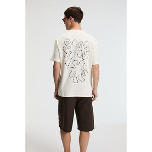 T-shirt da uomo GRIMELANGE BAGGY in 100% cotone, vestibilità oversize, stampa, manica corta, girocollo - Product Image 6
