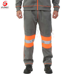 Vente en gros uniforme de travailleur vêtements de travail industriels survêtements de sécurité réfléchissants en tissu respirant sweats à capuche et pantalons - Product Image 3
