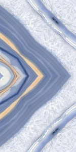 แผ่นหินที่เผาแล้วสวยงามทันสมัยขนาด1200x2400มม. พอร์ซเลนขัดเงามันวาวแบบเปิดการจับคู่กับผนังใหญ่กระเบื้อง porcelanato สีฟ้า - Product Image 3