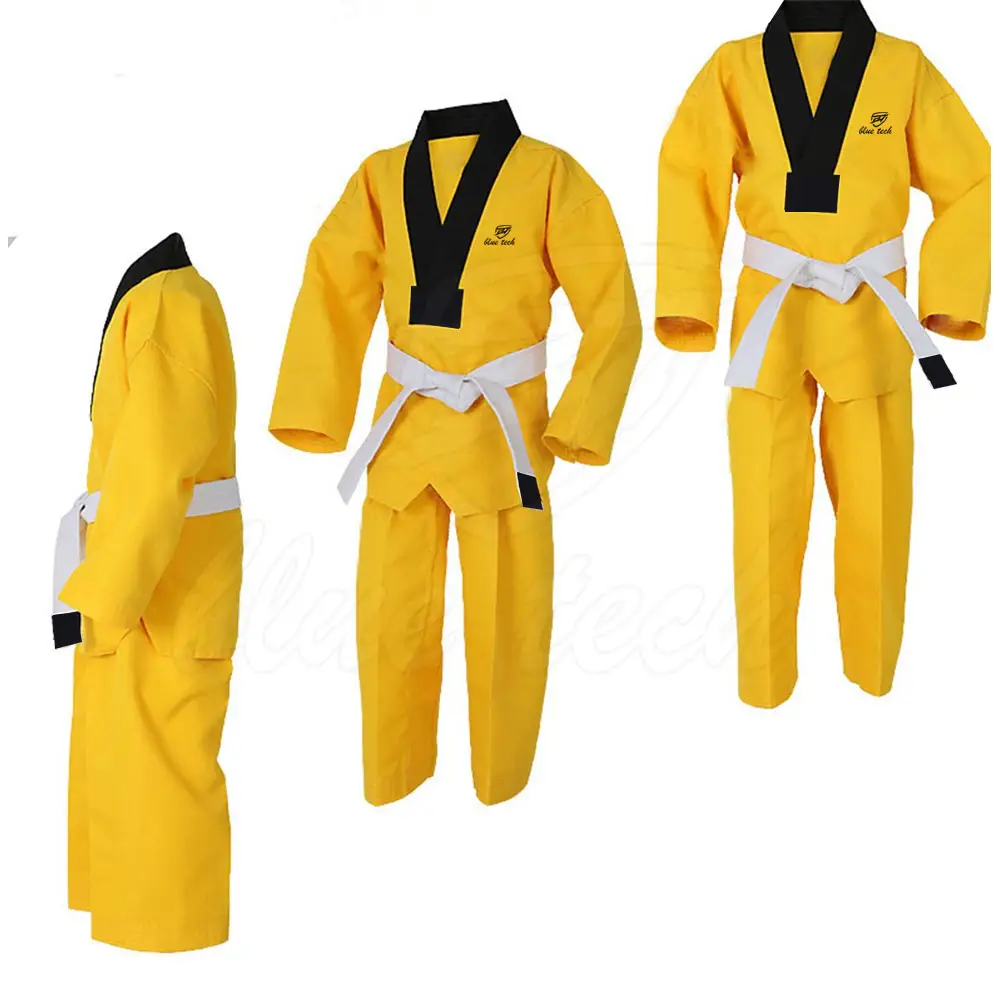 Atacado Mais Recente Design Taekwondo Uniforme Luta Desgaste Paquistão Feito Taekwondo Uniforme Para Unisex