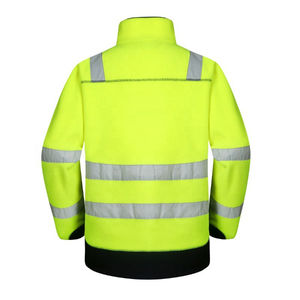 Vestes de travail unisexes de sécurité à haute visibilité, dernier design OEM, bande réfléchissante, tissu en coton respirant et léger, vêtements de travail EN - Product Image 2