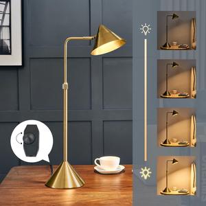 Lampe de table en laiton haut de gamme avec base lourde, lampe de chevet de luxe pour hôtel et chambre à coucher - Product Image 4