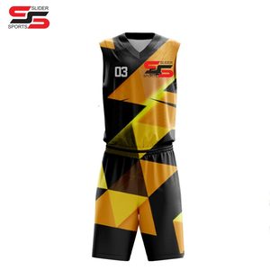 Dernier modèle de maillot de basket-ball Vêtements de sport d'équipe personnalisés Uniforme de basket-ball à sublimation Vêtements de sport - Product Image 5