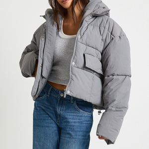 Chaqueta Acolchada de Invierno Personalizada para Mujer / Chaqueta Acolchada Ligera, Larga, Acolchada y Cortavientos para Mujer - Product Image 2