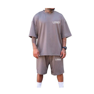 Newest Summer Short Sports Suit Leisure Short Sleeve <b>New</b> T-shirt and Shorts 2Pcs Men's Sets - Product Image 2